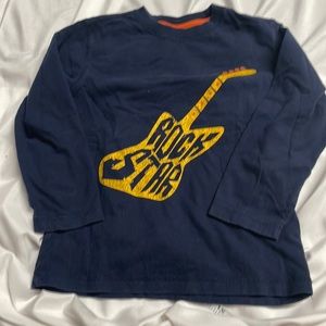 Baby Gap Boys “Rock Star” Long Sleeved Guitar Tee Shirt